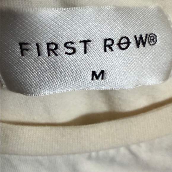 First Row Graphic Tee - Cream - Picture 2 of 3